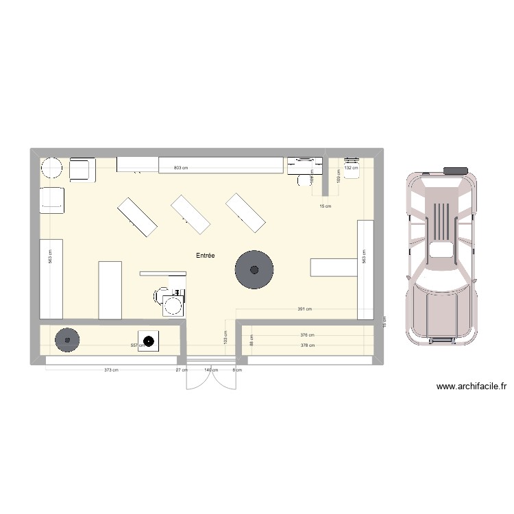 MAGASIN. Plan de 0 pièce et 0 m2