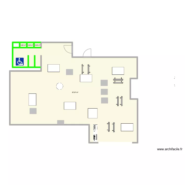 celio. Plan de 4 pièces et 99 m²