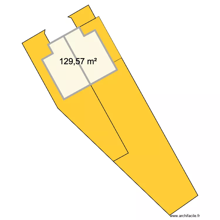 cadastre raismes 2026. Plan de 1  et 130 m²
