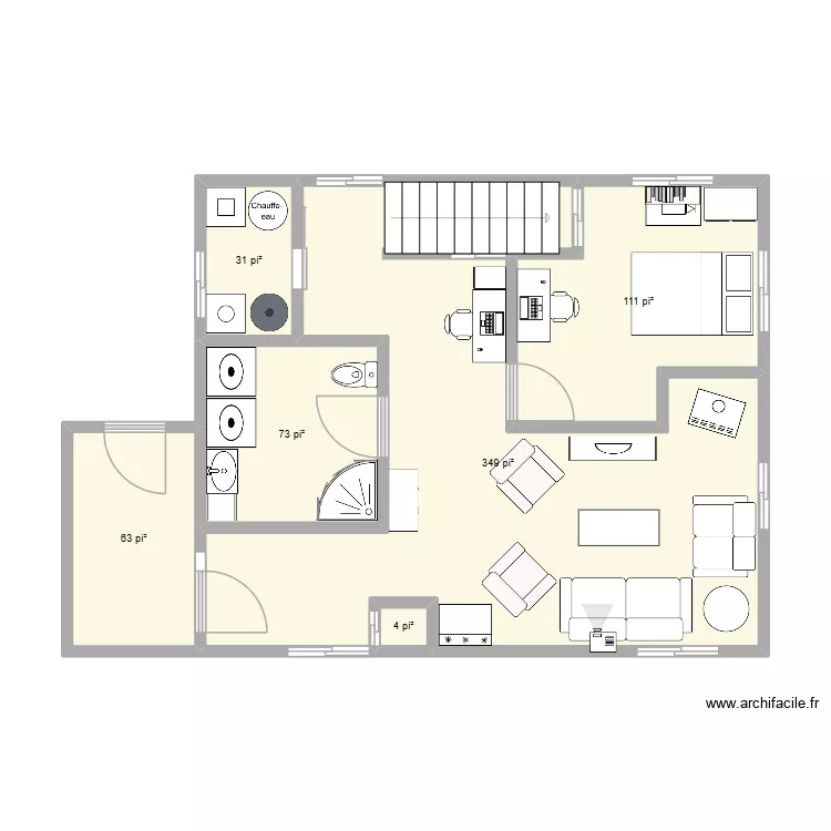 Plan_électricité_sous-sol_projeté. Plan de 6 et 59 m² Plan_électricité_sous-sol_projeté. Plan de 6 et 59 m²