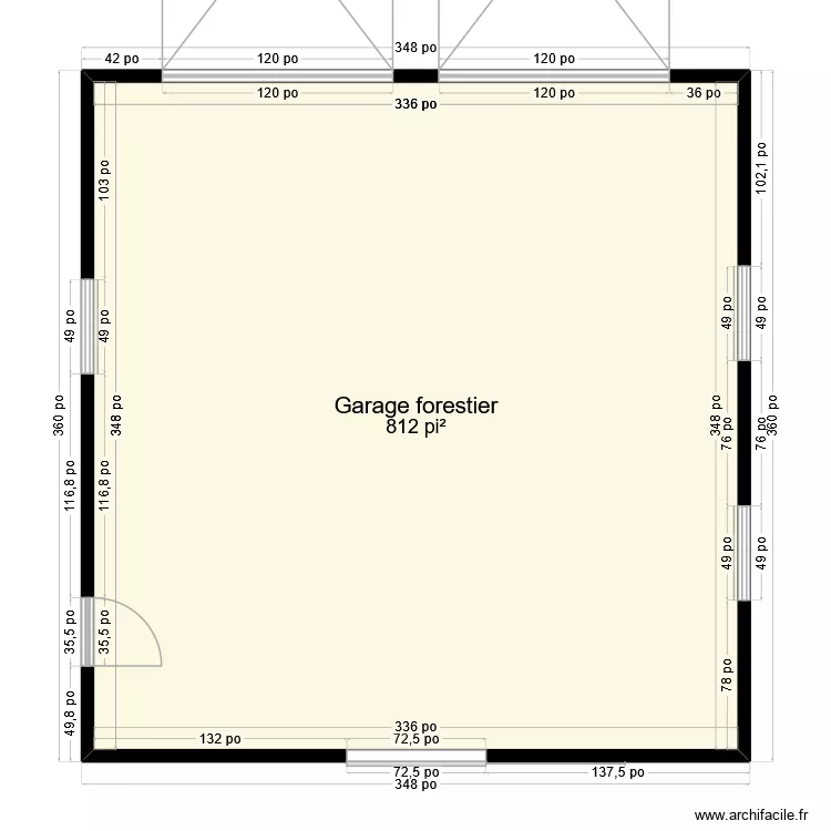 Garage 2.0. Plan de 1 et 75 m² Garage 2.0. Plan de 1 et 75 m²