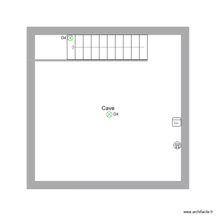cave leval trahegnies. Plan de 