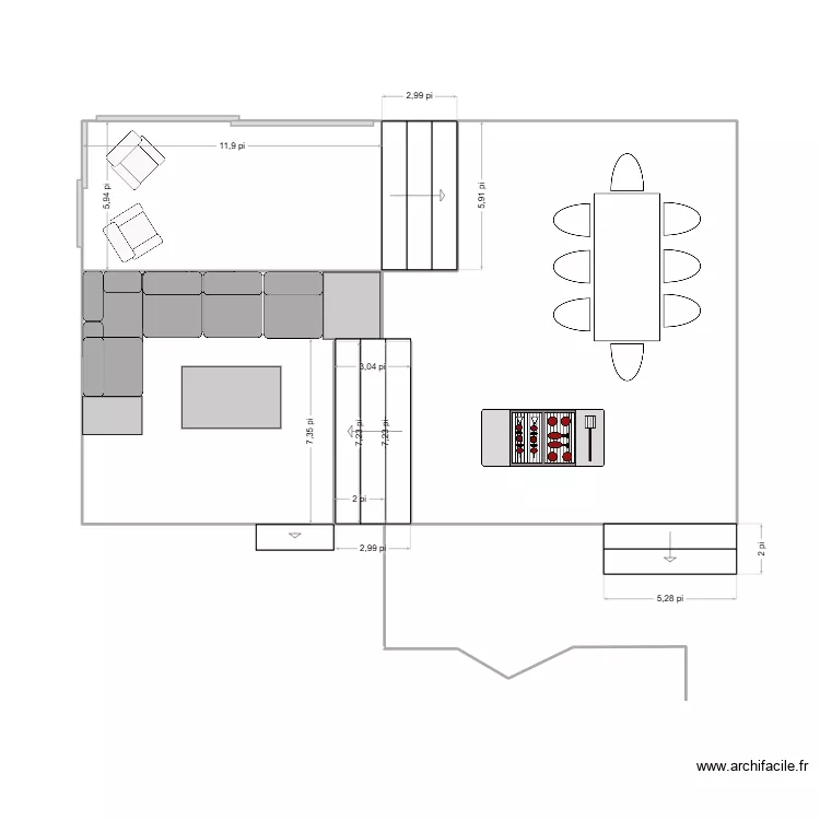 planSousSol2. Plan de 2 et 9 m² planSousSol2. Plan de 2 et 9 m²