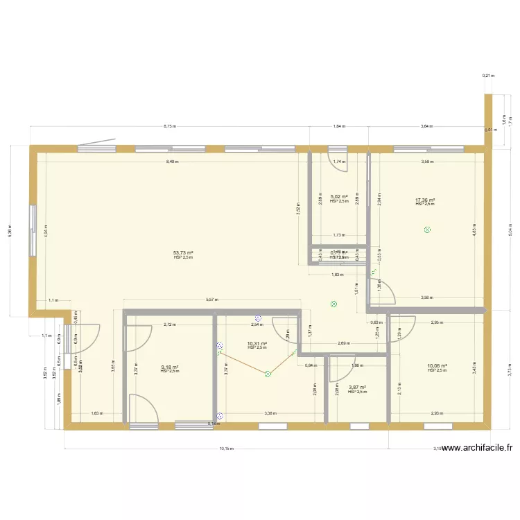 construction maison bois amilly base. Plan de 