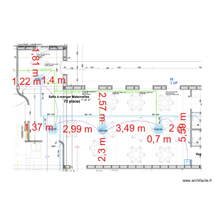 sani petite salle. Plan de 0 pièce et 0 m2