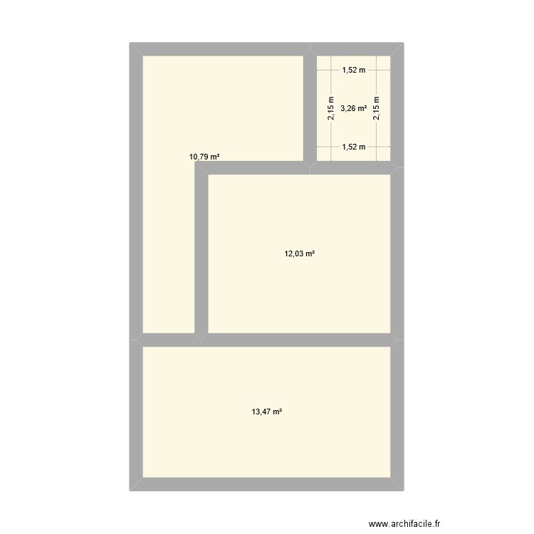 plan cabinet 2. Plan de 0 pièce et 0 m2