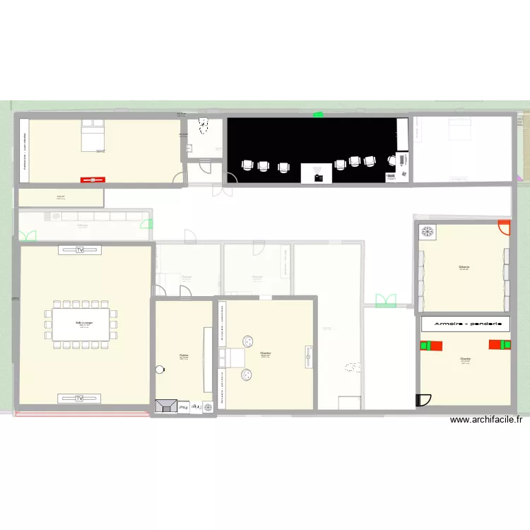 timoth&eacute;. Plan de 26  et 880 m²