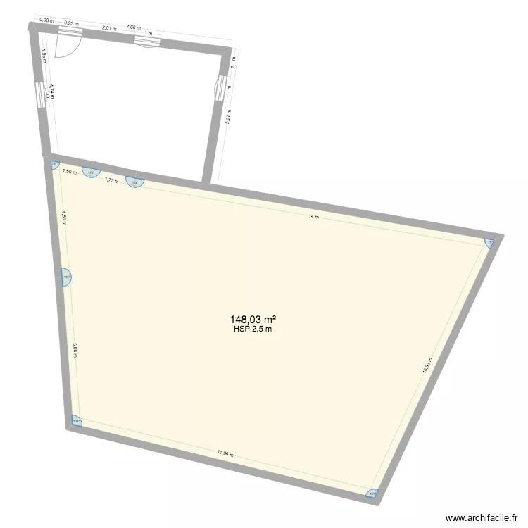 P430 RDC. Plan de 
