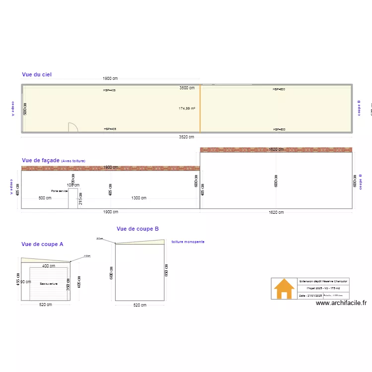 Dépôt_Façade. Plan de Dépôt_Façade. Plan de