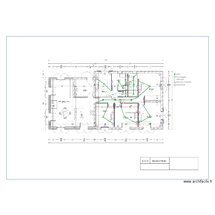 dereilhac PLAN ELEC RENO. Plan de 0 pièce et 0 m2