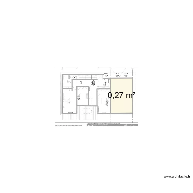 CHANTIER. Plan de 1 Pièce et 0 m² CHANTIER. Plan de 1 Pièce et 0 m²