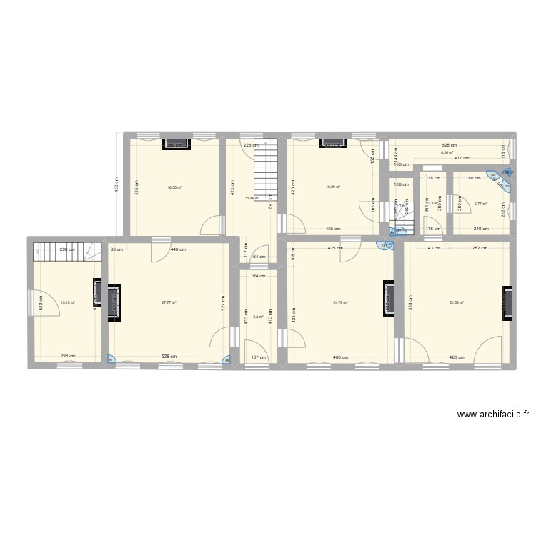 Presbytere Wallers. Plan de 0 pièce et 0 m2