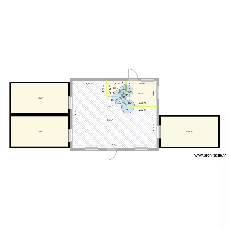 EPL Local Chauffeur. Plan de 6  et 103 m²