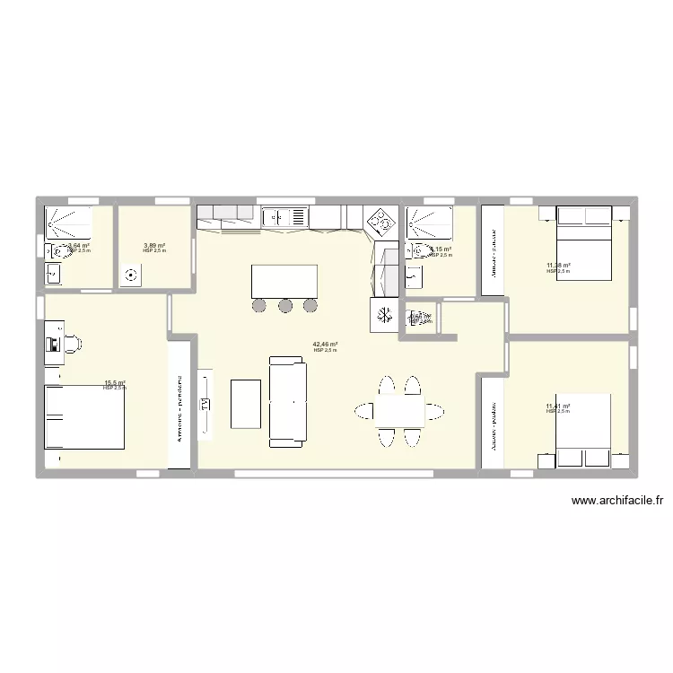 Maison simple. Plan de 8 et 93 m² Maison simple. Plan de 8 et 93 m²