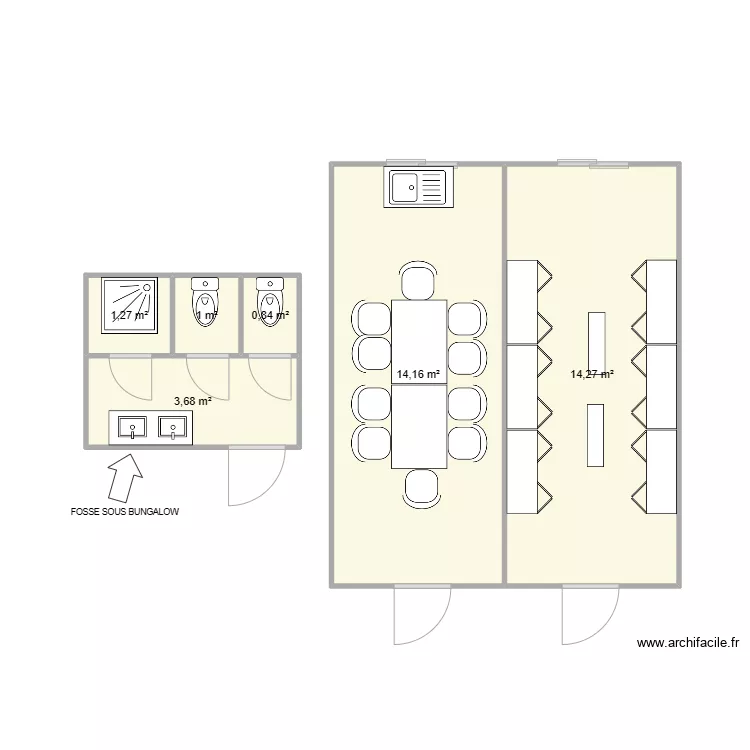 EH CHANTIER AMBERIEUX EN BUGEY. Plan de 