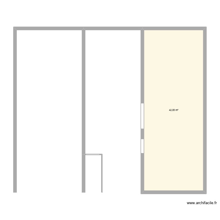 Office. Plan de 0 pièce et 0 m2