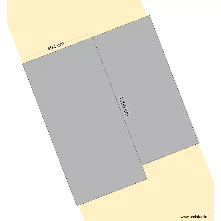 PLAN MAISON. Plan de 1 pièce et 72 m²
