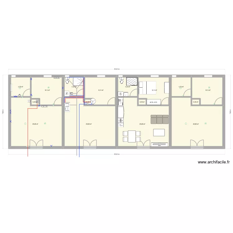 locatif. Plan de 16 et 159 m² locatif. Plan de 16 et 159 m²