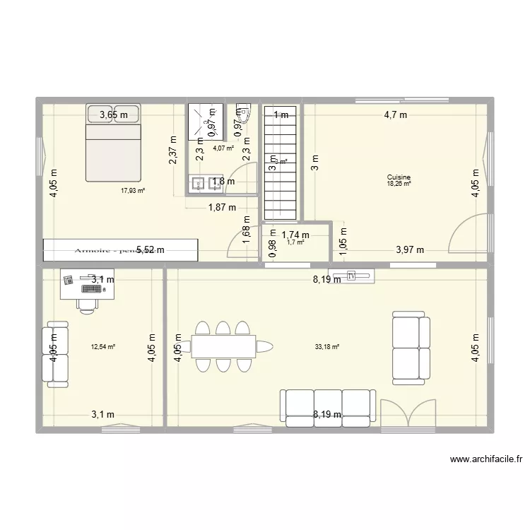 UR ONEA ETAGE - 04082026. Plan de 7 et 91 m² UR ONEA ETAGE - 04082026. Plan de 7 et 91 m²