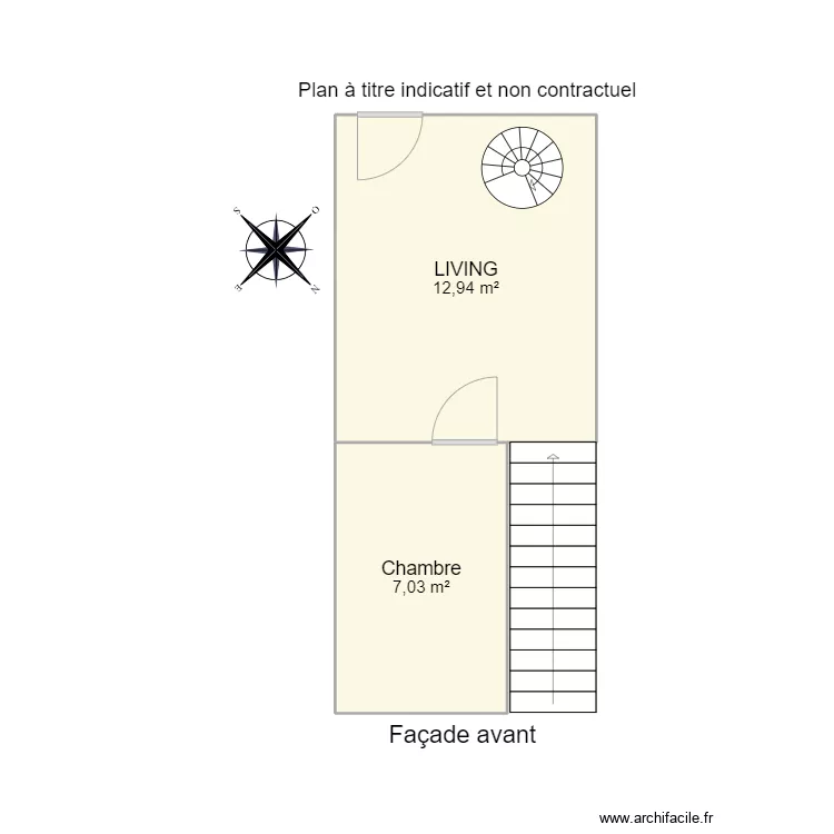 Petigny 1er . Plan de 