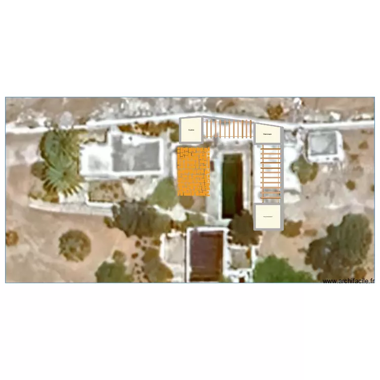 Piscine vue dessus 1. Plan de Piscine vue dessus 1. Plan de