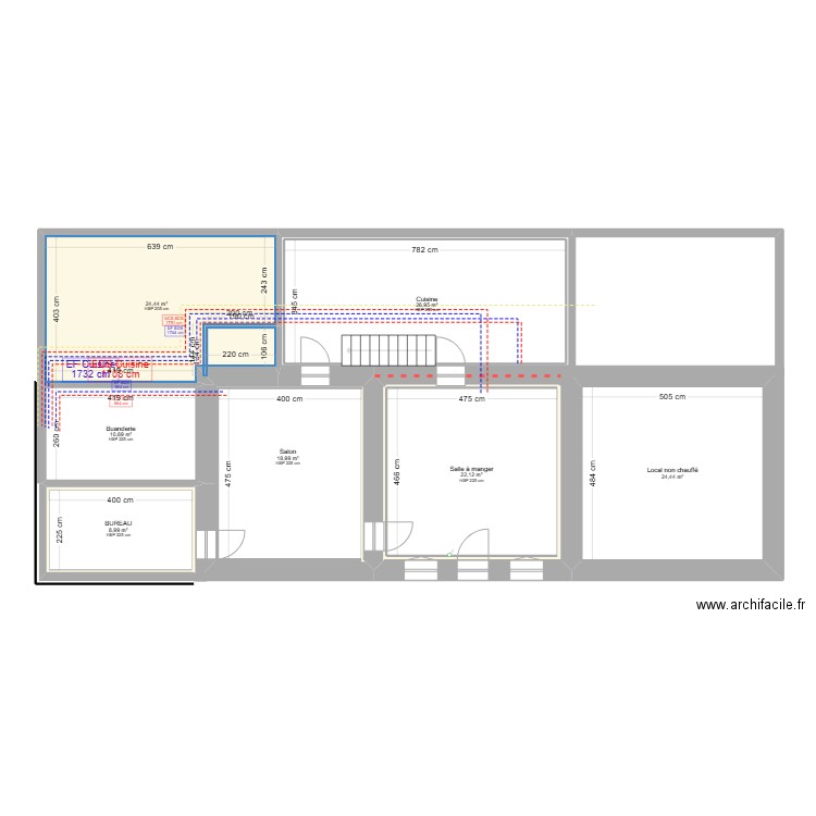 Maison du bonheur 2. Plan de 15 pièces et 272 m2