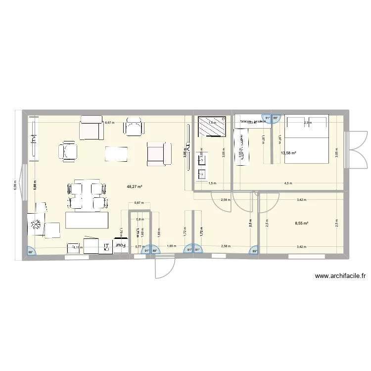 maison Andernos. Plan de 3 et 70 m² maison Andernos. Plan de 3 et 70 m²