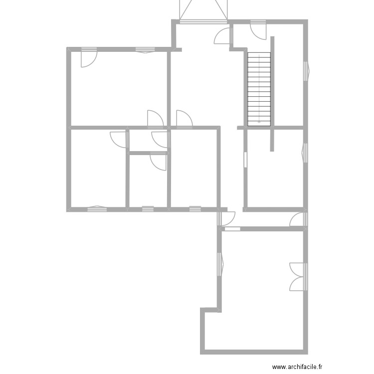 RDC ARGELIERS. Plan de 4 pièces et 28 m2