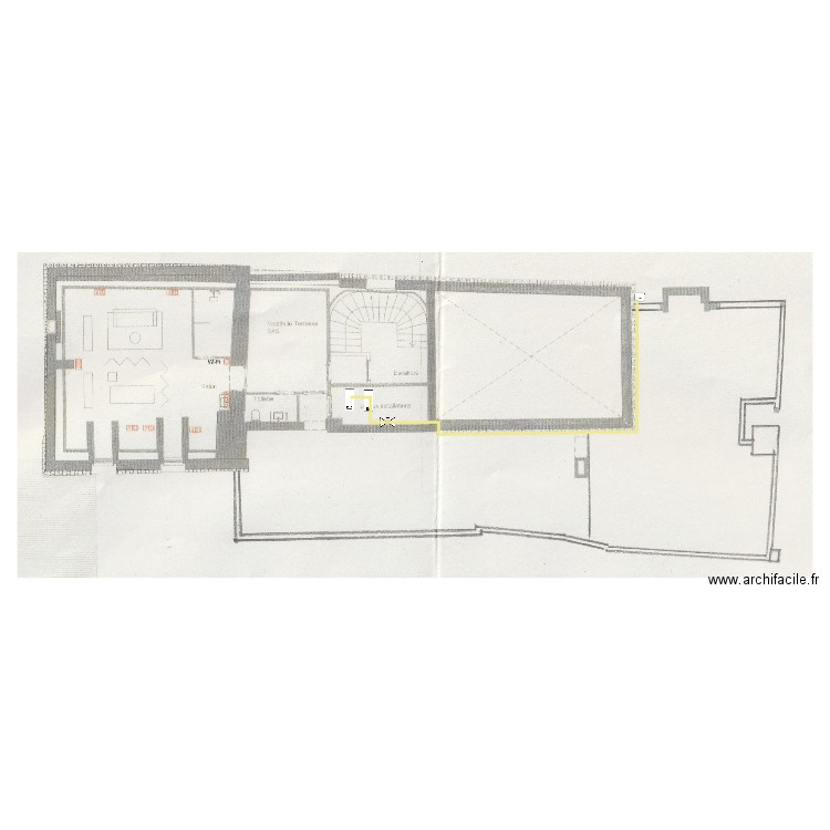 CAVOYE. Plan de 0 pièce et 0 m2