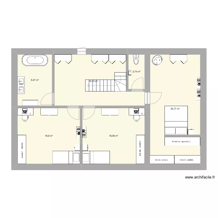 maison givry modification massimo etage. Plan de 