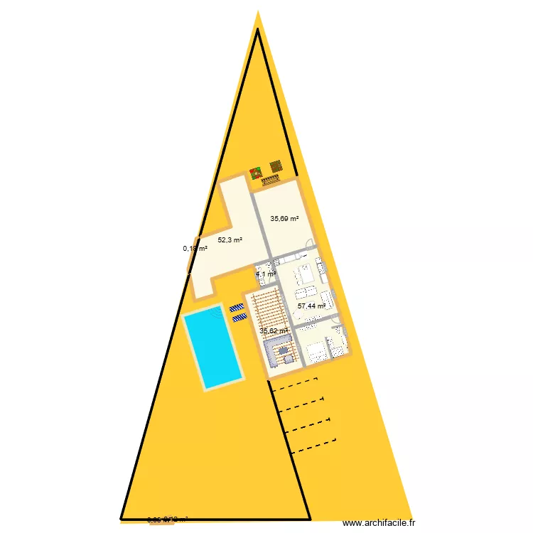 mazeres 1. Plan de 