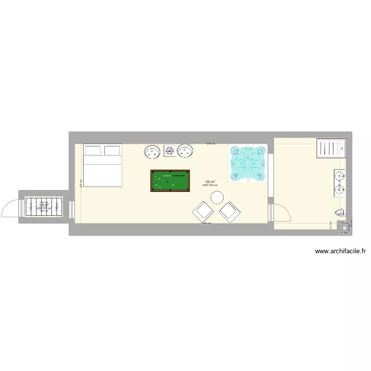 la chambre. Plan de la chambre. Plan de