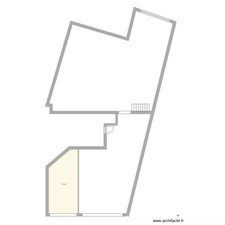 SCHEMATIQUE SSOL1. Plan de 1 Pièce et 21 m² SCHEMATIQUE SSOL1. Plan de 1 Pièce et 21 m²