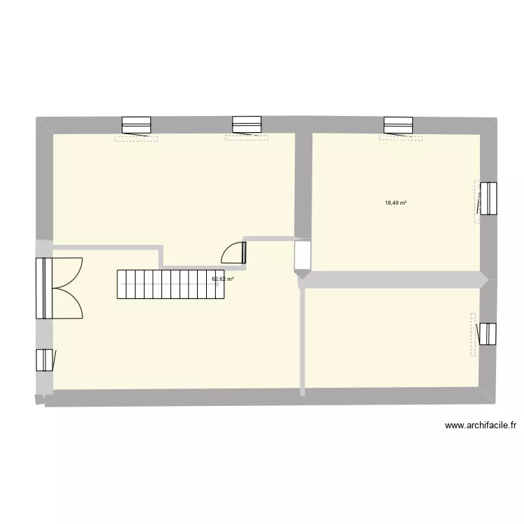 Ferme hazelle. Plan de 