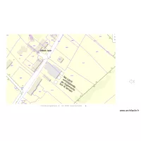 plan de situation avec implantation 3 maison