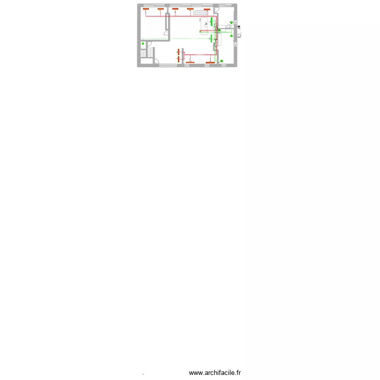 SOHIER 38 RDC ventilation PA. Plan de 
