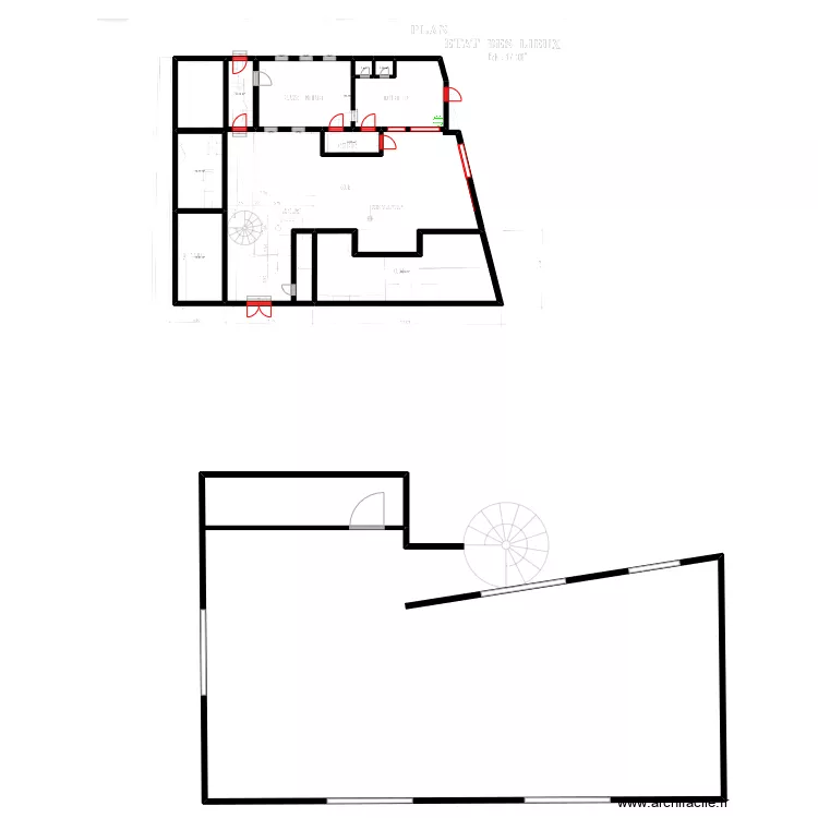 Ecole Savignac. Plan de 