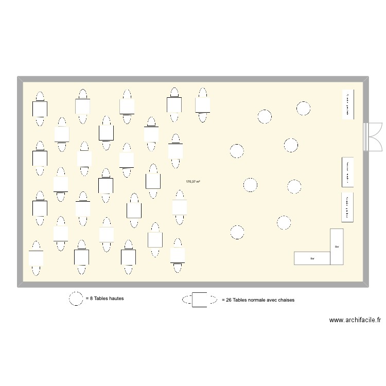 Vevey GHDL2. Plan de 1 pièce et 170 m2