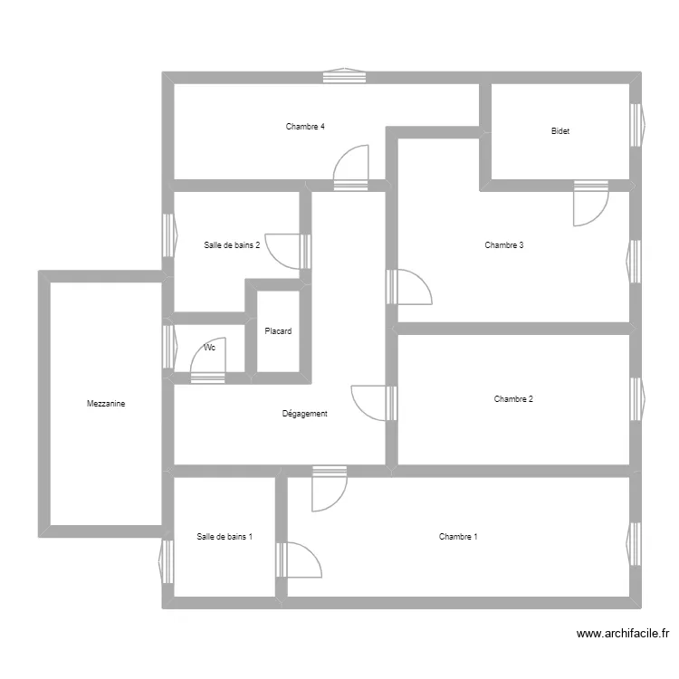 r+1 pierreval tonnay charentes. Plan de 11  et 124 m²