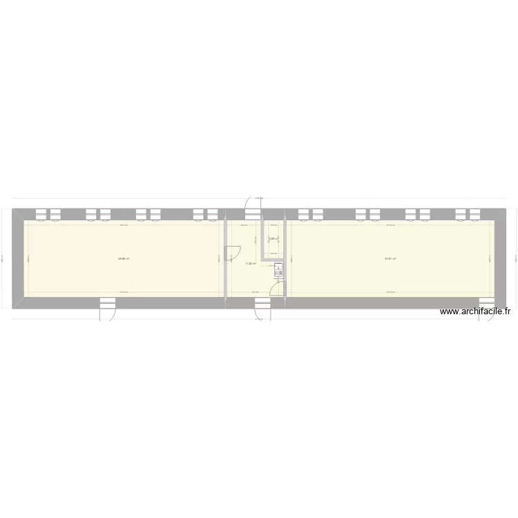Projet CDI N0 avant travaux. Plan de Projet CDI N0 avant travaux. Plan de