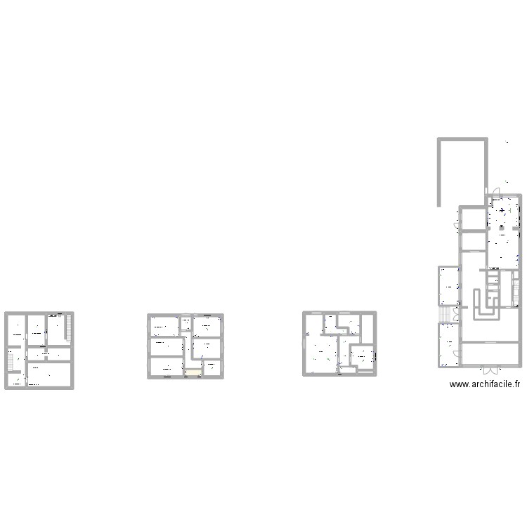 Cuisine - Terrasse . Plan de 24 pièces et 343 m2