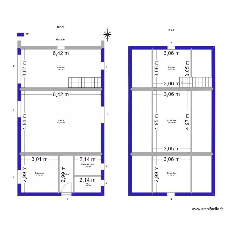 JOUBERT Martine. Plan de 