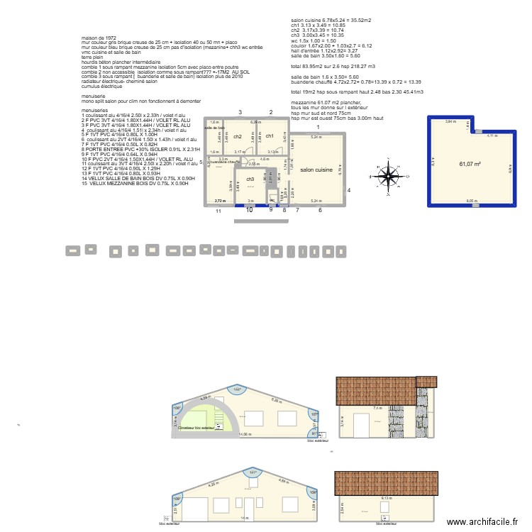 christel. Plan de 28 pièces et 324 m2