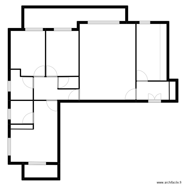 Palade. Plan de 8 pièces et 332 m2