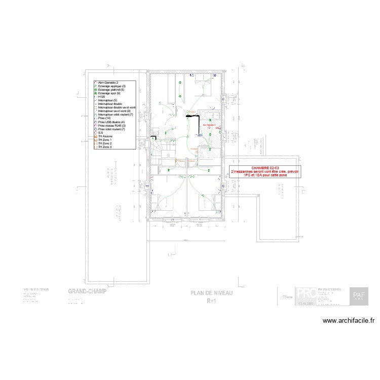 Le Boulaire R+1. Plan de 0 pièce et 0 m2 Le Boulaire R+1. Plan de 0 pièce et 0 m2