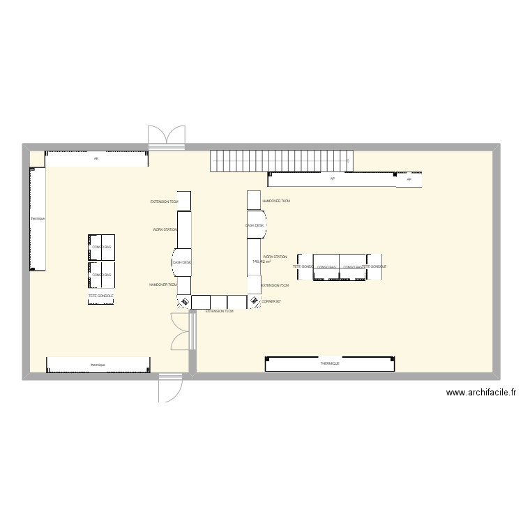SHOWROOM. Plan de 0 pièce et 0 m2