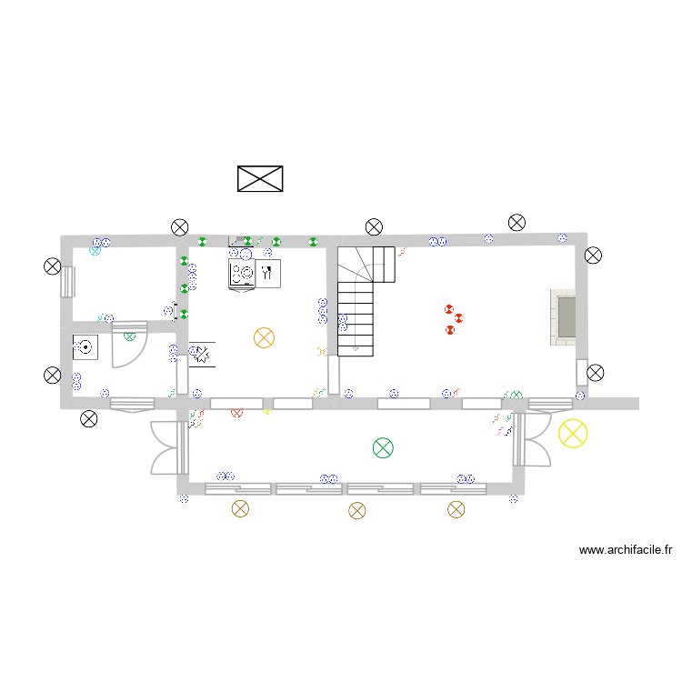 RDC-elec. Plan de 0 pièce et 0 m2