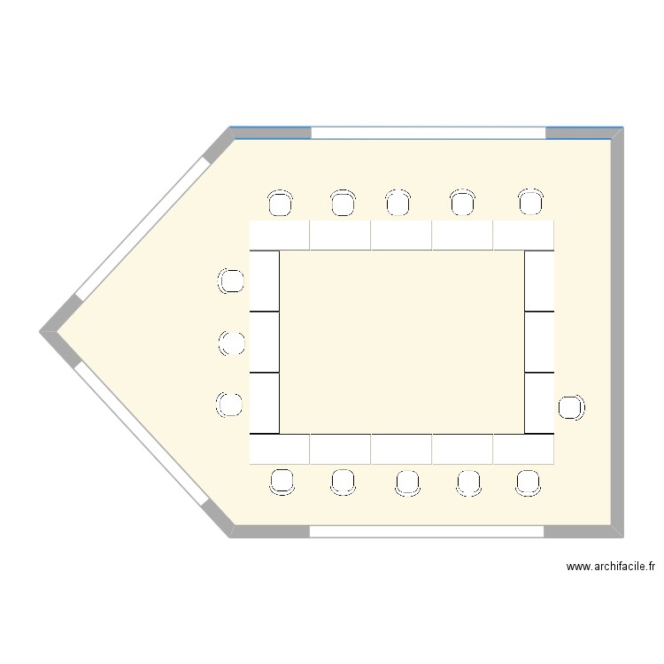 DSDEN 55. Plan de 1 pièce et 82 m2