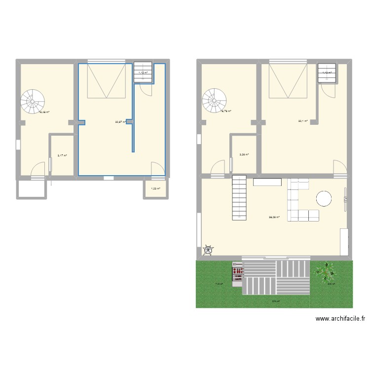 VLB 0224. Plan de 10 pièces et 142 m2