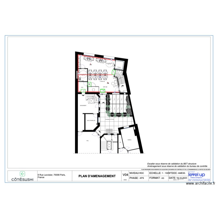 rdc v3-1. Plan de 0 pièce et 0 m2